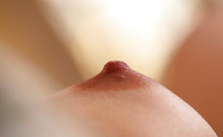 Hot american brunette Shyla Jennings exposing big boobies and shaved pussy 