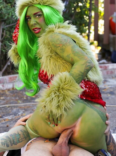 Excellent american milf Joanna Angel in cosplay costume in hot groupsex 